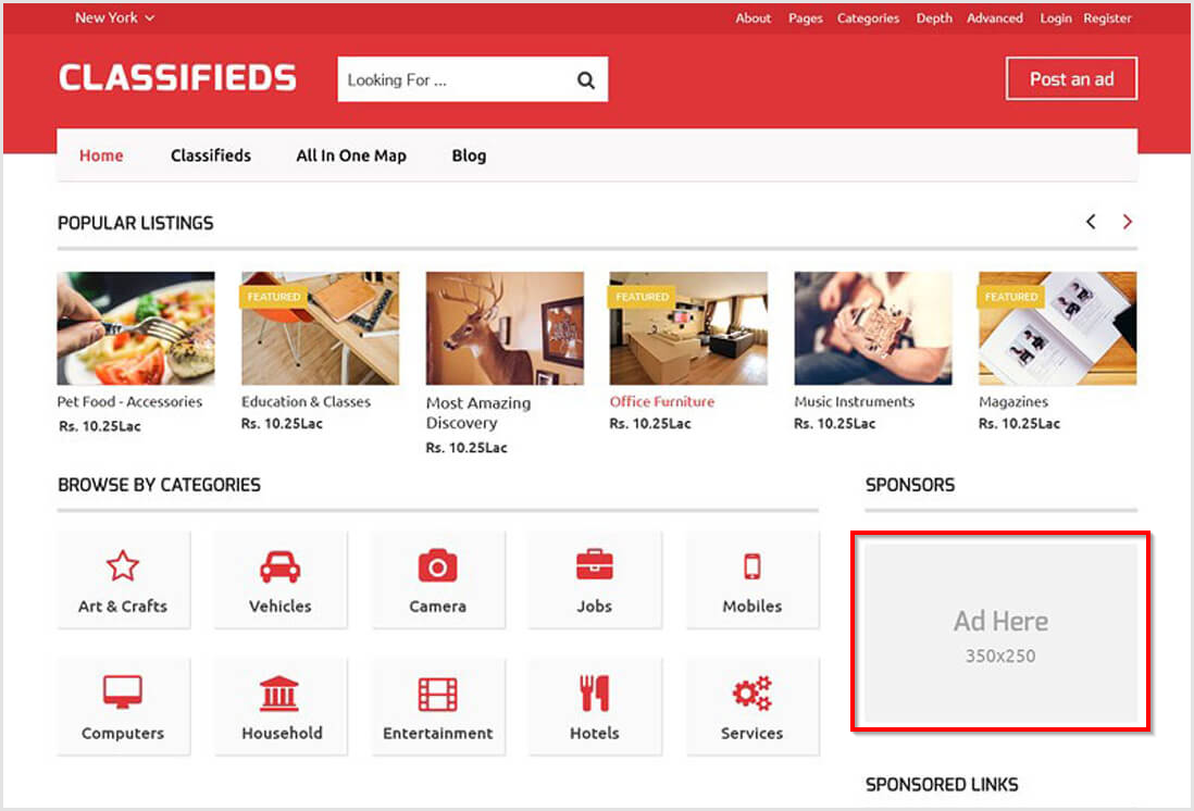 Classifieds Platform